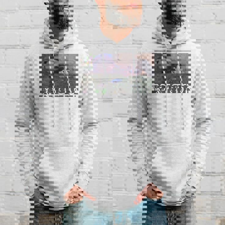 Txq Fiction 黒tシャツ（半袖）バックプリント パーカー 彼への贈り物