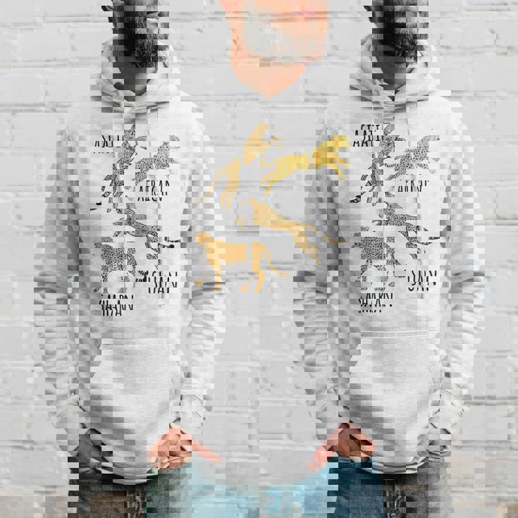 Type Of Cheetahs Breeds Collection、チータープリント、ビッグキャット パーカー 彼への贈り物