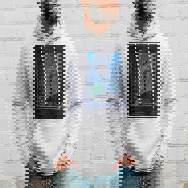 Window Light & Forestiew長袖フォトtシャツ 癒し・インテリア系アート-ユニセックスデザイン 長袖tシャツ パーカー 彼への贈り物