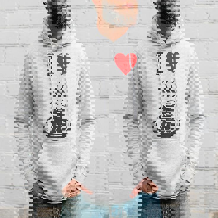 【バックプリント・背中側】アイラブ・湯 イラスト【温泉】お風呂 マーク 銭湯 記号 ハート 面白い パーカー 彼への贈り物