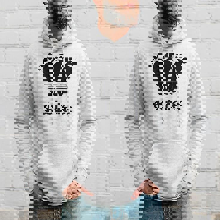 【バックプリント・背中側】アシデス Asides 足です。【変なデザイン屋さん】スポーツ ブランド パロディ 面白 パーカー 彼への贈り物