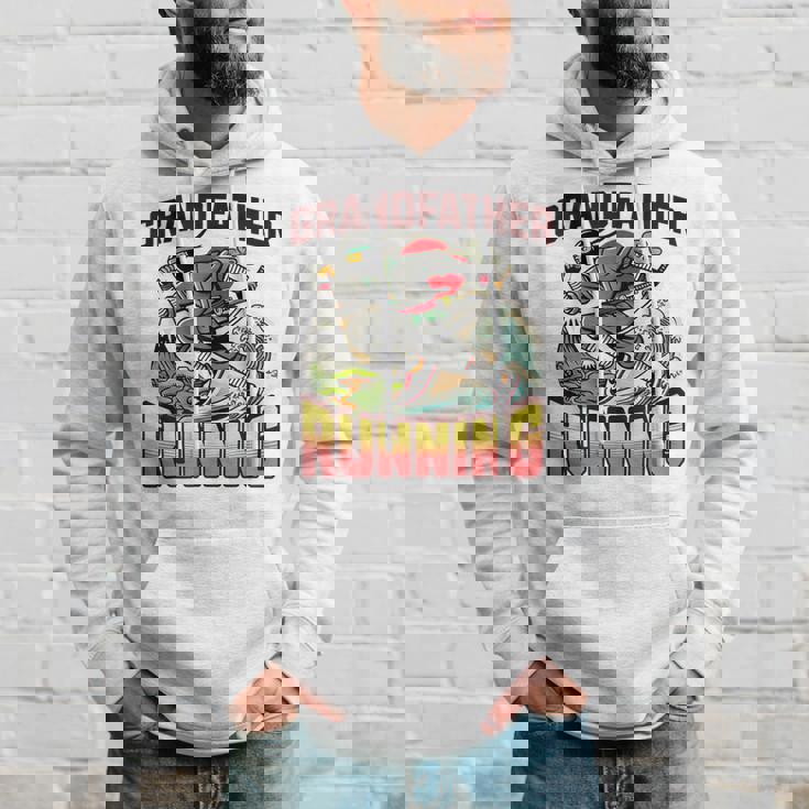 おじいちゃん ランニング ニンジャ メンズ おもしろ パーカー 彼への贈り物