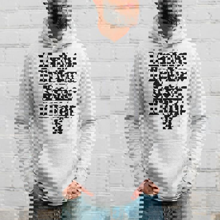 おれはナイスシスターじゃないよ戦ってやるよおもしろい皮肉 パーカー 彼への贈り物