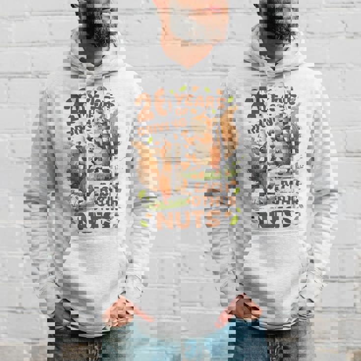 お互いの運転26年 ナッツ26周年 結婚26周年 パーカー 彼への贈り物