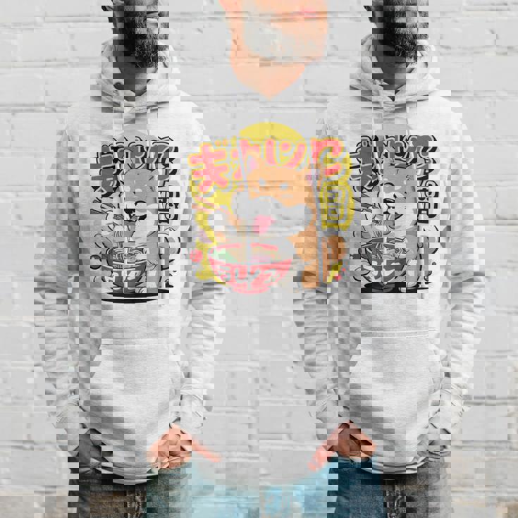 かわいい 柴犬 ラーメン好き おもしろい 日本犬 長袖tシャツ パーカー 彼への贈り物