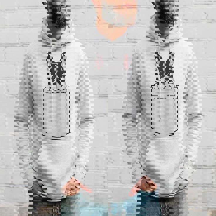 かわいいフレンチブルドッグポケット：いじめっ子の飼い犬とフレンチブルドッグの恋人 パーカー 彼への贈り物