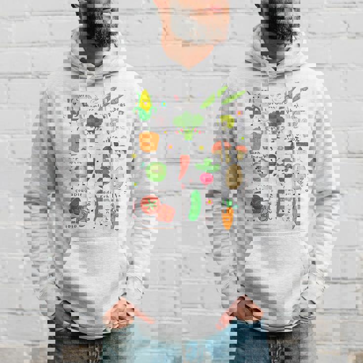 かわいい野菜 かわいい野菜 ヘルシーフード 食べる ビーガン パーカー 彼への贈り物