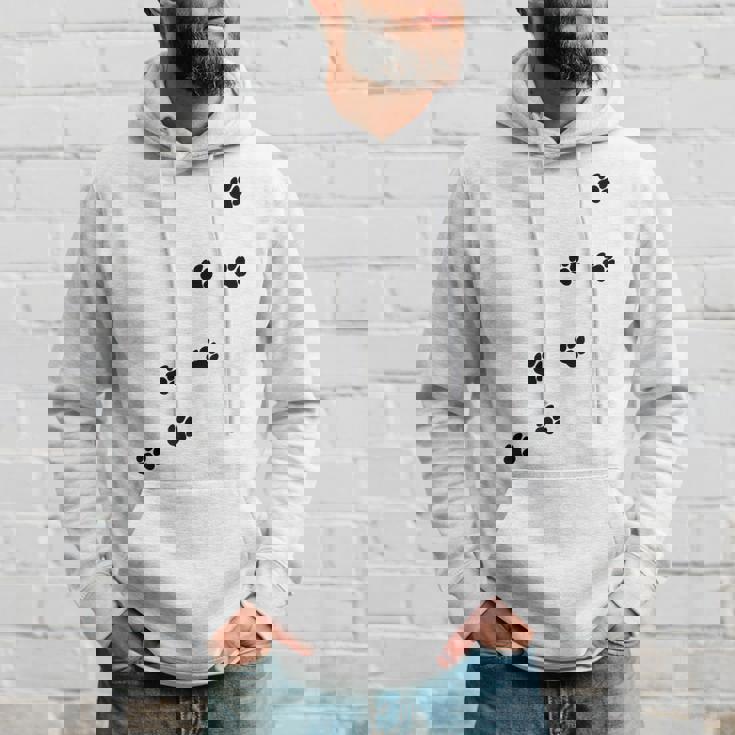 かわいい面白い猫の足跡 パーカー 彼への贈り物