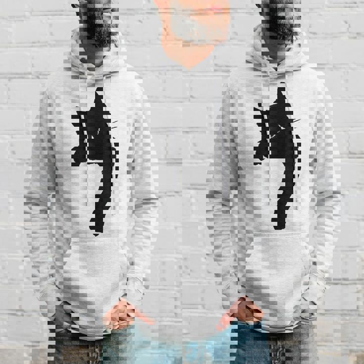 かわいい黒猫tシャツ ユニセックス パーカー 彼への贈り物