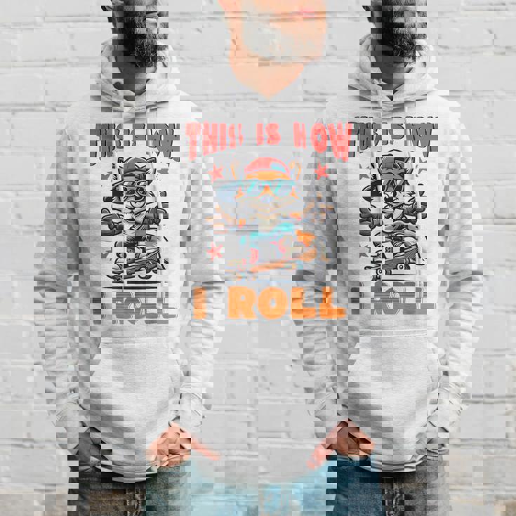 これが私がクールなフォックススケートをスケートボードで転がす方法です パーカー 彼への贈り物