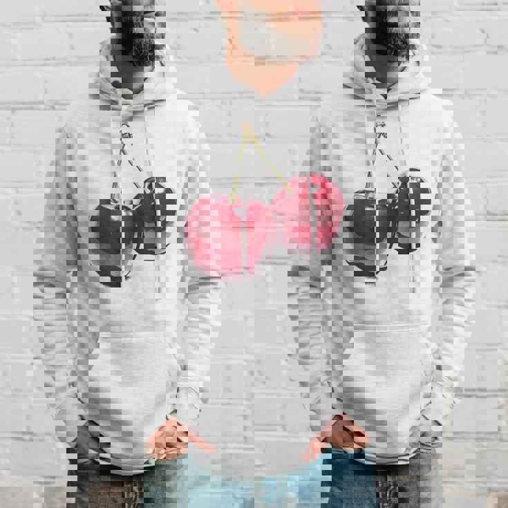 さくらんぼ フルーツ モチーフ イラスト さくらんぼ パーカー 彼への贈り物