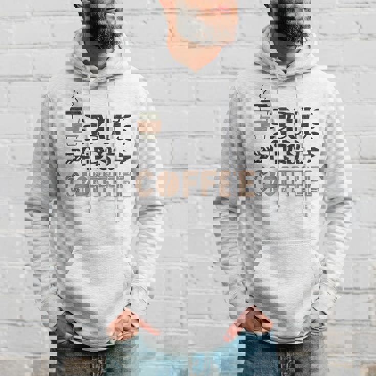 しかし、ファーストコーヒー面白いコーヒー愛好家の名言 パーカー 彼への贈り物