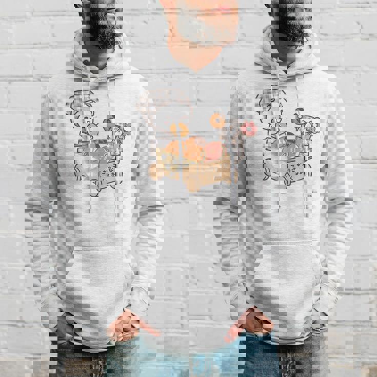 ねこぺん日和 ドーナツたくさん パーカー 彼への贈り物