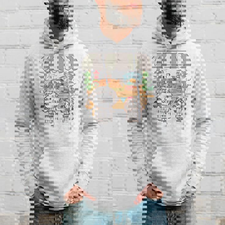 ねこぺん日和 ドーナツワゴン パーカー 彼への贈り物