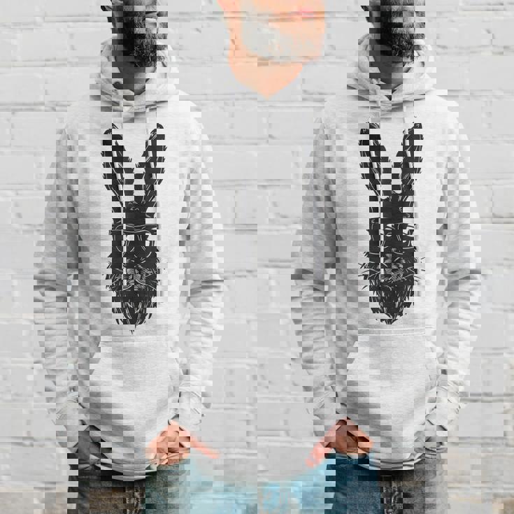 ひげバニーフェイス サングラス付き イースターデー 2024 男性 男の子 子供 パーカー 彼への贈り物