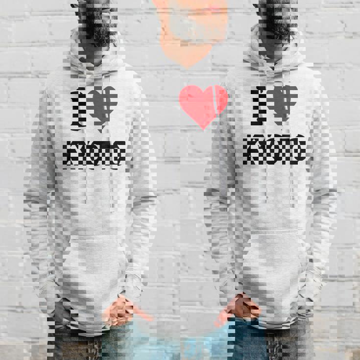 アイハート 京都 日本ラブ 日本土産 パーカー 彼への贈り物