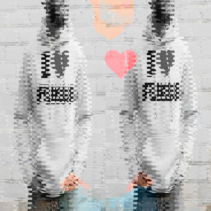 アイハート 福井 日本 愛 日本土産 パーカー 彼への贈り物