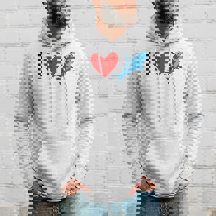 アイ・ラブ・シャークス パーカー 彼への贈り物