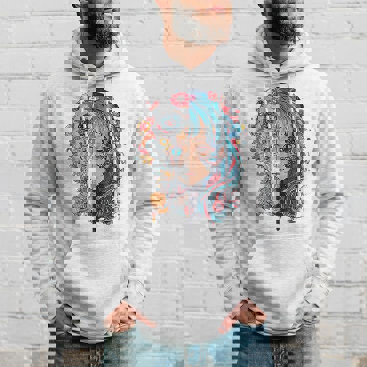 アニメ 漫画 モチーフ カラフル イラスト アニメ パーカー 彼への贈り物