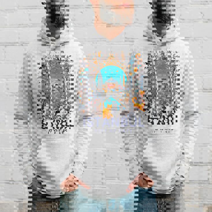 イスタンブール、トルコ 猫の街 Istanbul Turkey City Of Cats パーカー 彼への贈り物