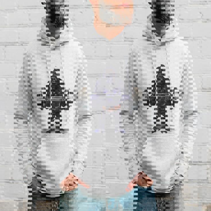 ウェイトリフティング 筋トレ バーベル やる気がないなら家に帰れ ゴリラ パーカー 彼への贈り物