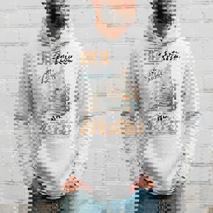 ウェスト・ハイランド・ホワイト・テリア・ウェスティ・ドッグブリード・ライフ・イズ・ベター パーカー 彼への贈り物