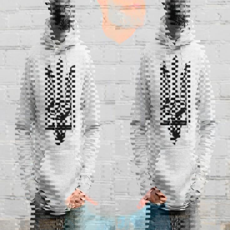 ウクライナトライデントシンボル ウクライナトライズブ 長袖tシャツ パーカー 彼への贈り物