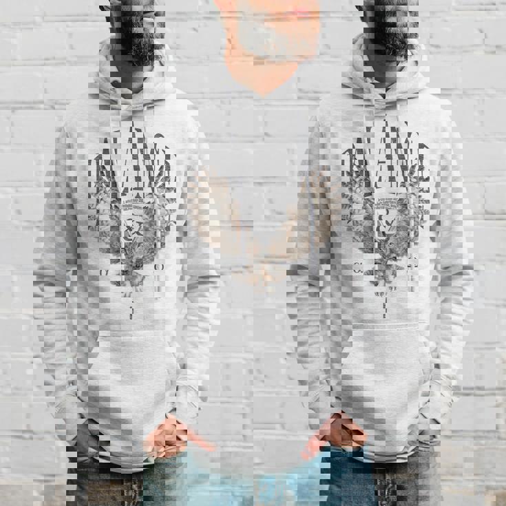 エレガントな夜フクロウ野生動物フクロウ鳥バックプリント フクロウ パーカー 彼への贈り物