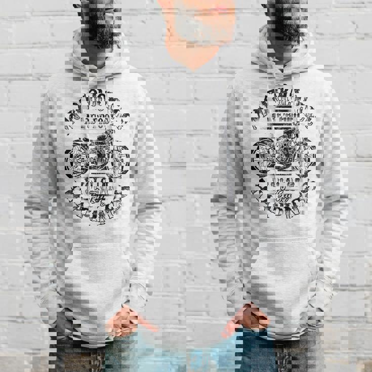 バックプリント オートバイ ファン シンプル バイカー エッジールック グラフィック パーカー 彼への贈り物