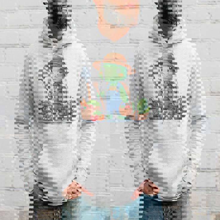 カメは農夫、かわいいデザイン。 パーカー 彼への贈り物