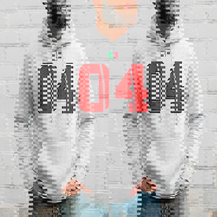 カレッジ 04 ナンバー スタイル ヴィンテージ イタリア国旗 パーカー 彼への贈り物