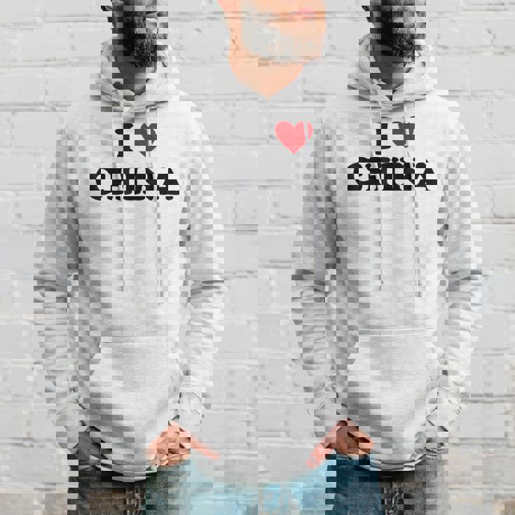 カントリー・ハート・プライド-ファニー・アイ・ラブ・チャイナ パーカー 彼への贈り物