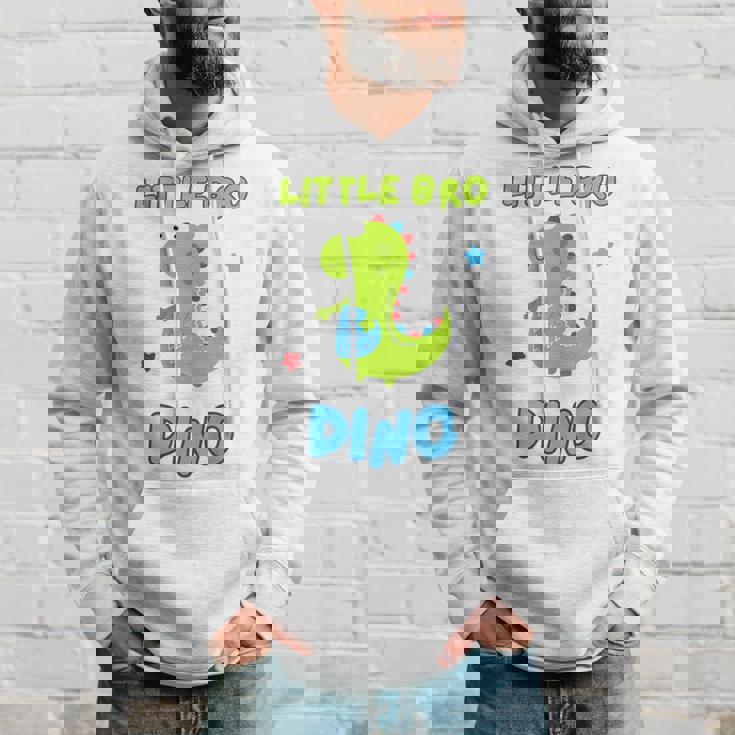 キッズ マッチング Little Bro Dino & Big Bro Dino パーカー 彼への贈り物