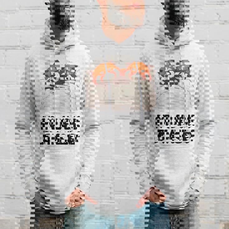 キュートなレッサーパンダ If You Love Meleep パジャマ パーカー 彼への贈り物