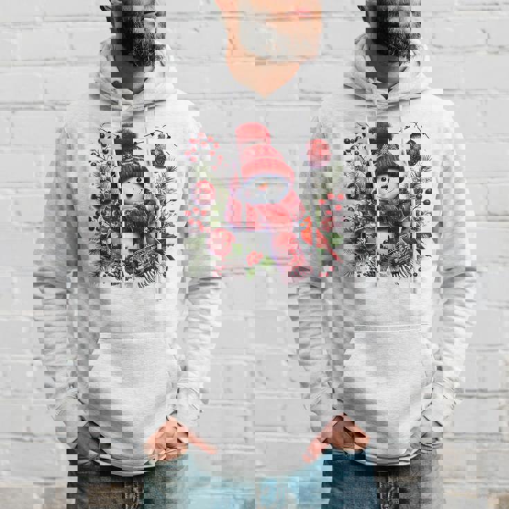 クリスマスの雪だるま パーカー 彼への贈り物