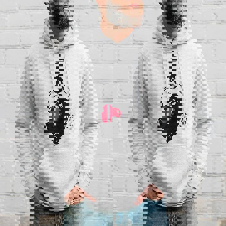 クレーンゲーム アーム Ufoキャッチャー 熊 ぬいぐるみ シルエット イラスト おもしろ Don't Catch Me パーカー 彼への贈り物