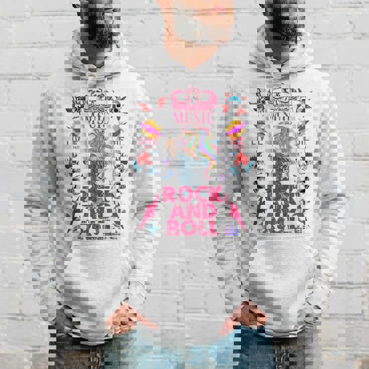 クールなヴィンテージオールドロックンロールミュージック、This Is My Rock And Roll パーカー 彼への贈り物