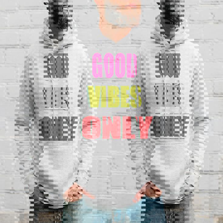 グッド・バイブス・オンリー 長袖tシャツ パーカー 彼への贈り物