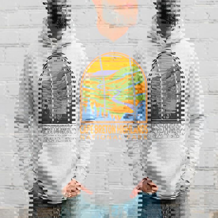 ケープブレトンハイランズ国立公園 カナダヴィンテージエンブレム 長袖tシャツ パーカー 彼への贈り物