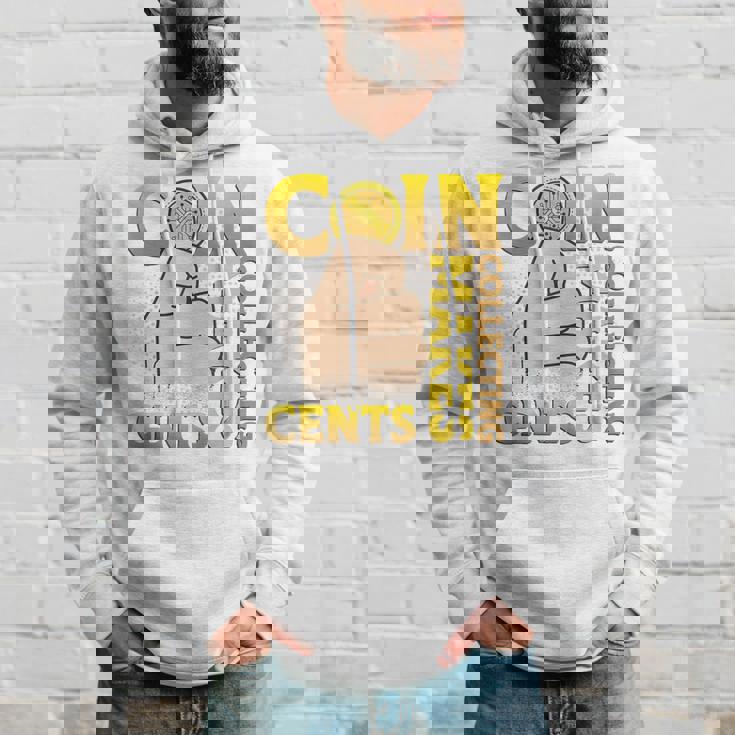 コイン収集はセント硬貨を集めるコインコレクター パーカー 彼への贈り物