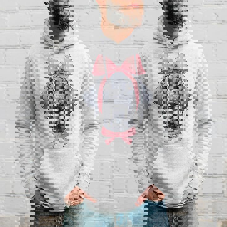 コケットボウ グレートデーン 犬 ママ ピンクリボン キュート 母の日 パーカー 彼への贈り物