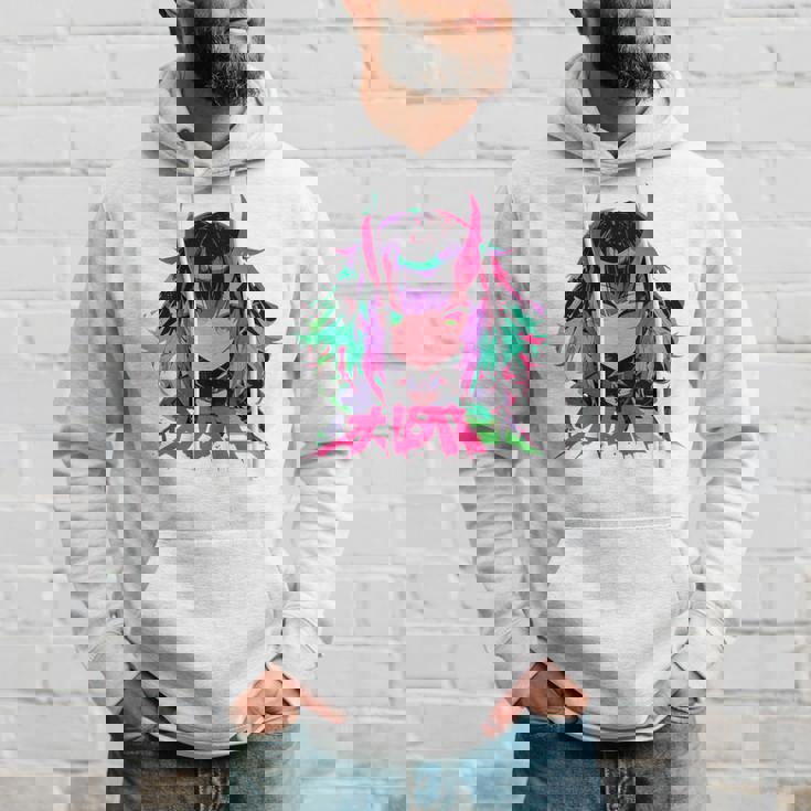 ゴシック アニメ 鬼 わいふ かわいい 日本 漫画 ヴェーパーウェア レトロ 長袖tシャツ パーカー 彼への贈り物