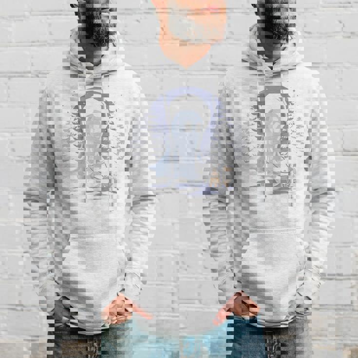 ゴースト 犬 散歩 面白い ハロウィン コスチューム パーティー パグ愛好家 長袖tシャツ パーカー 彼への贈り物