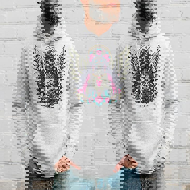 サンタ・ムエルテ 長袖tシャツ パーカー 彼への贈り物