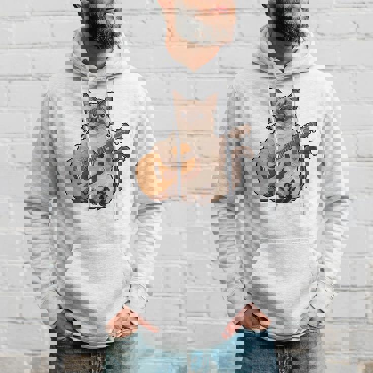 シャム猫ギタリスト ミーザー ギター奏者 パーカー 彼への贈り物