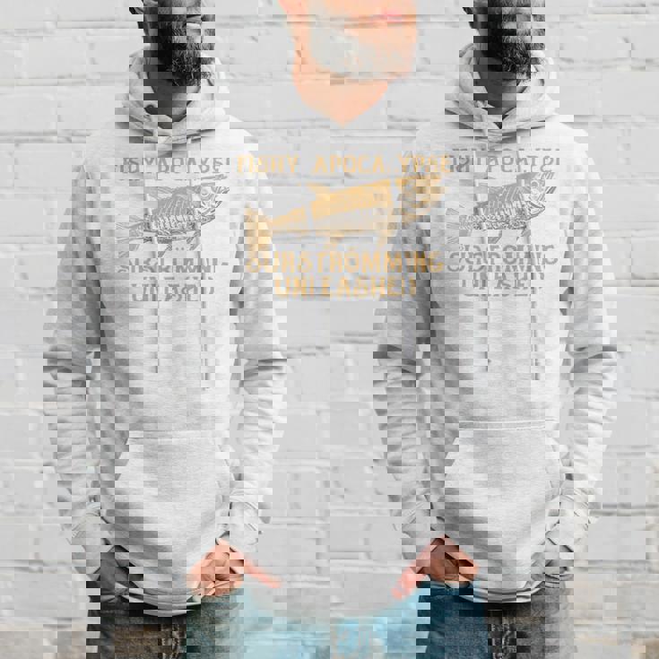 シュールストレミングの臭いゲロ魚チャレンジ 長袖tシャツ パーカー 彼への贈り物