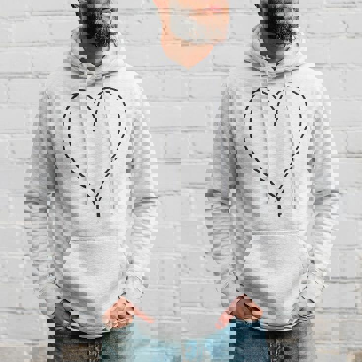 シンプル ハート パーカー 彼への贈り物