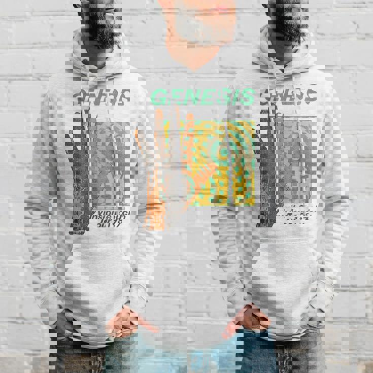 ジェネシスインビジブルタッチツアーロックバンドミュージック パーカー 彼への贈り物