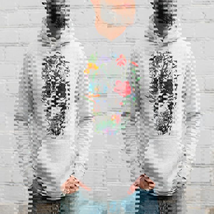 スカルフラワー チューリップ シュガースカルツリー フローラル スカルローズ パーカー 彼への贈り物