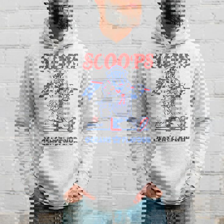 ストレンジャー・シングス スクープ アホイ アイスクリーム マスコット スターコート レトロ パーカー 彼への贈り物